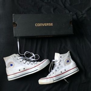 White high top Converse